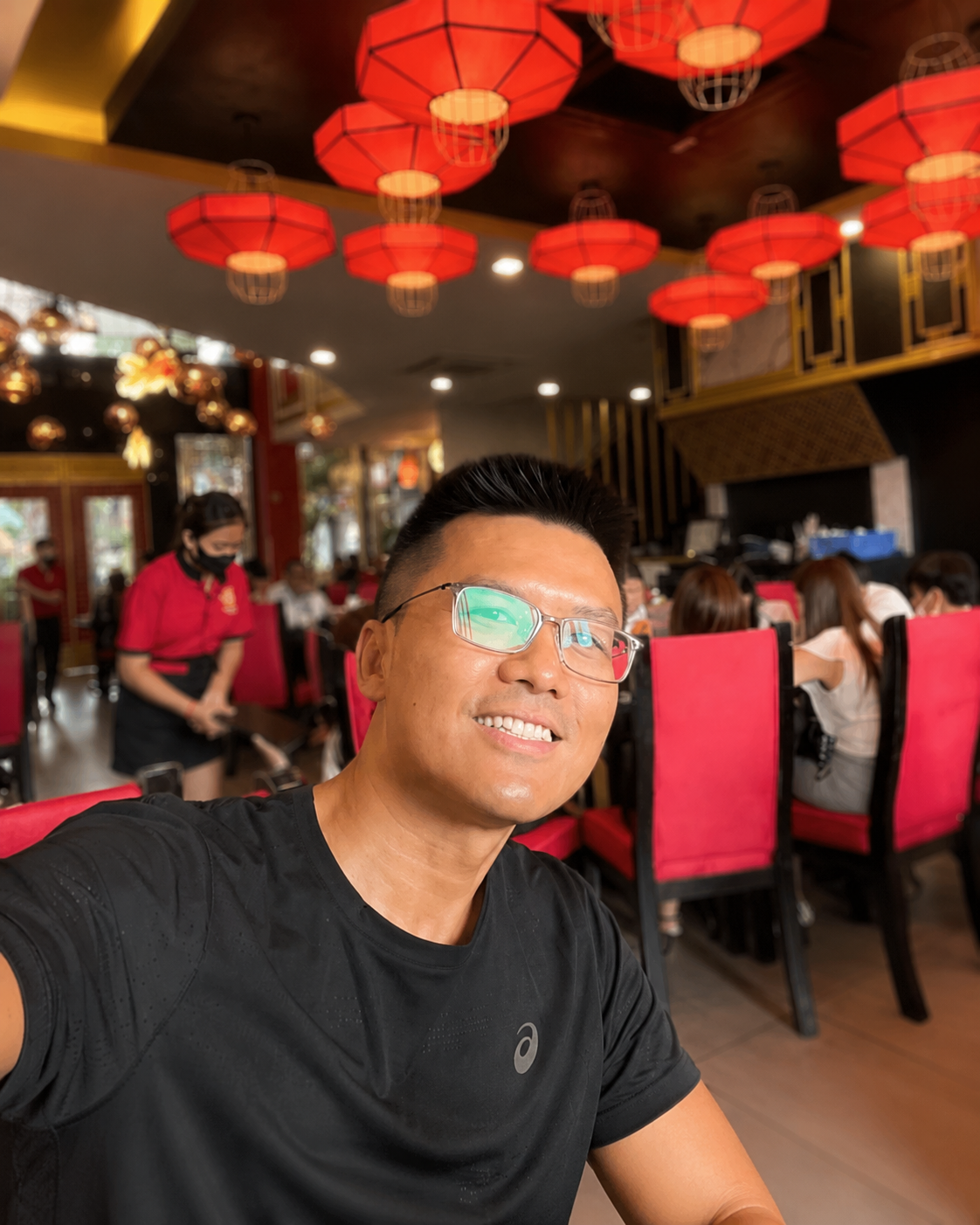 Hans Zhu enjoying a quiet afternoon in Phnom Penh